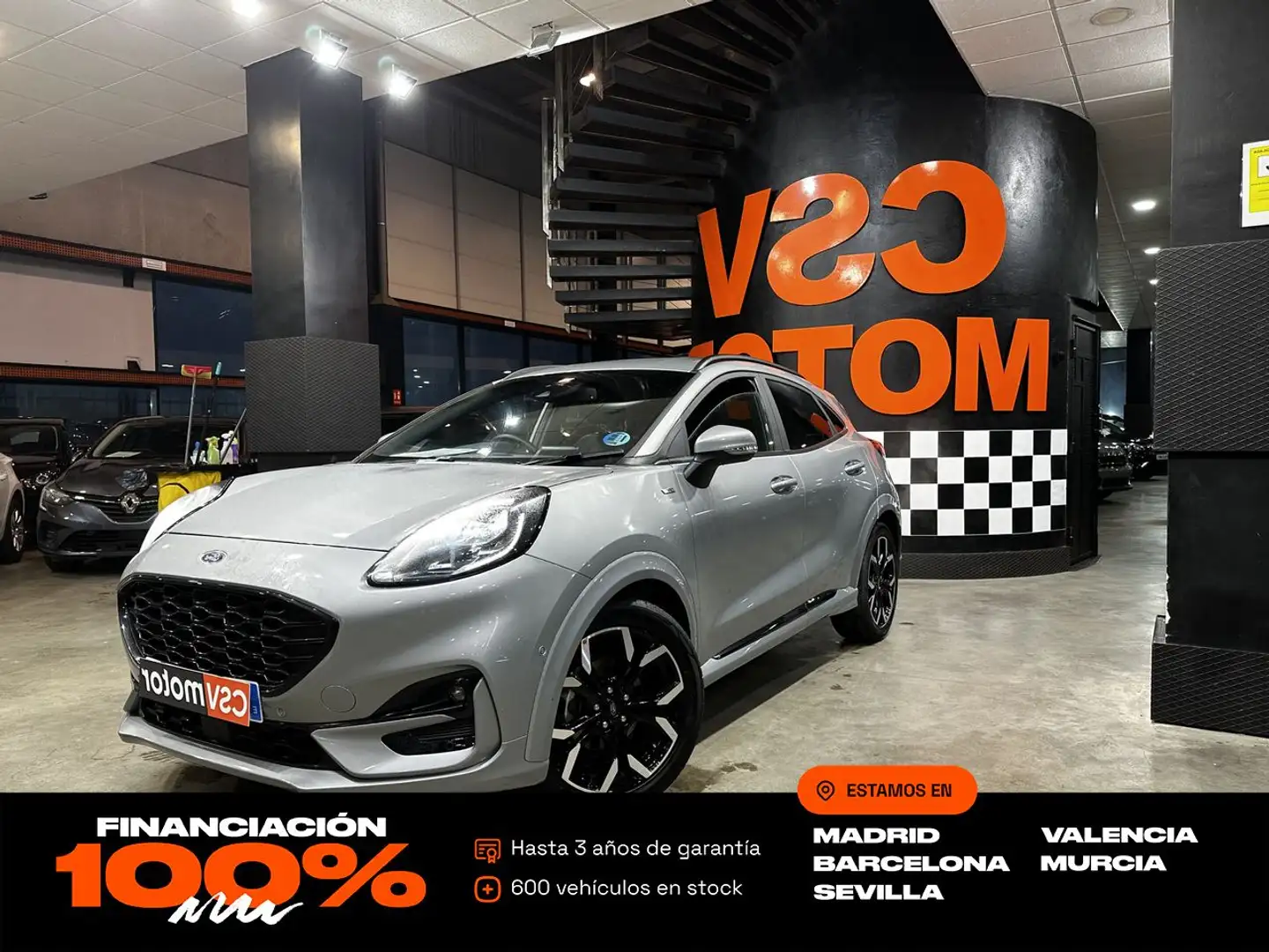 Ford Puma 1.0 EcoBoost 125cv ST-Line X MHEV Plateado - 1