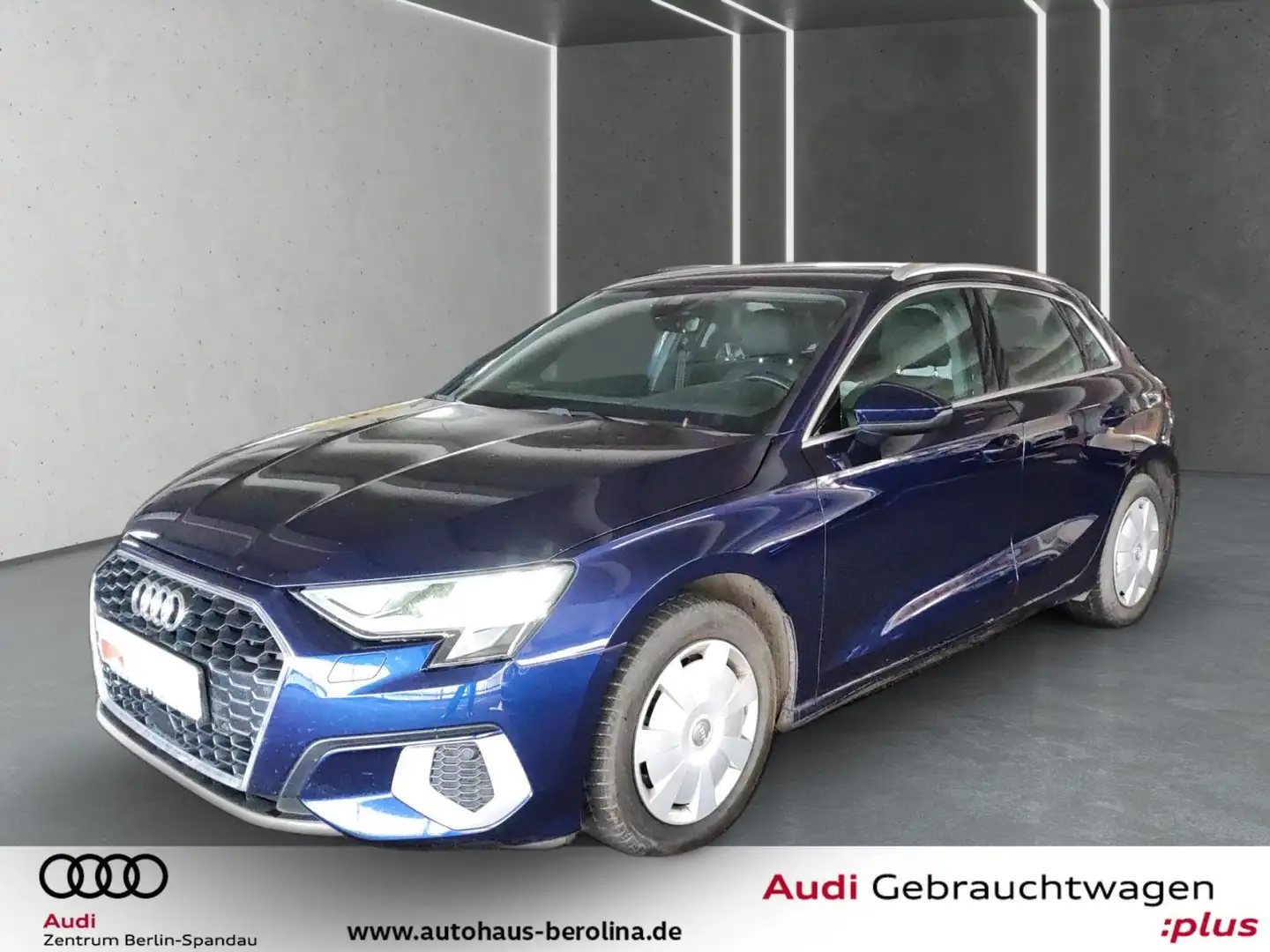 Audi A3 35 TFSI Adv. S tronic *AHK*GRA*SHZ* Blau - 2