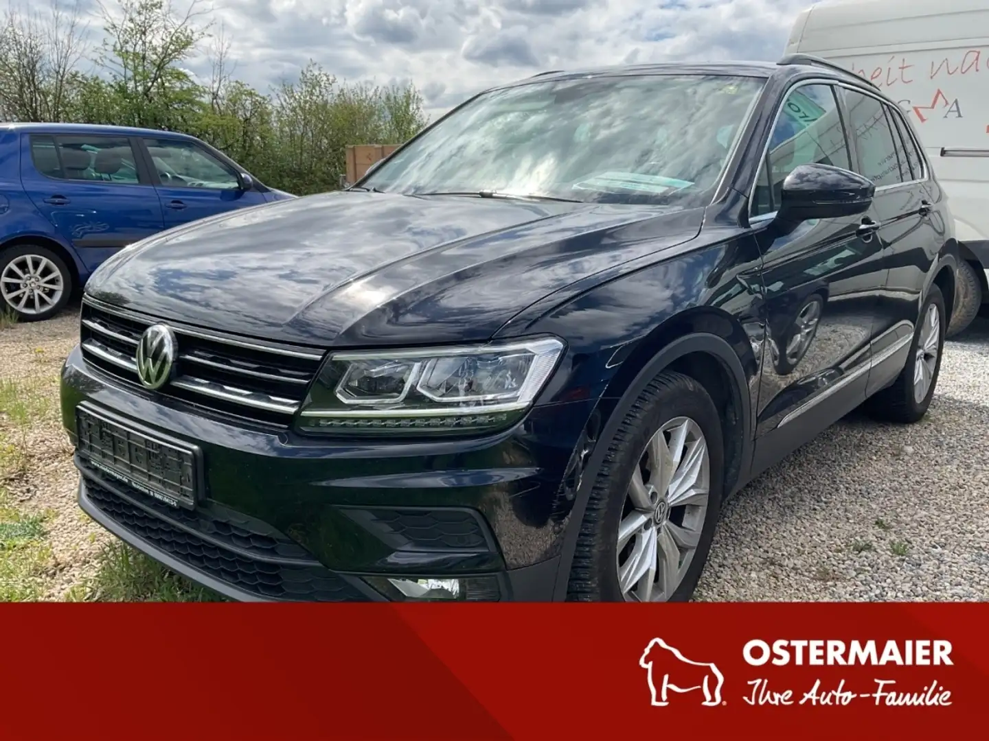 Volkswagen Tiguan COMFORTLINE 1.4TSI DSG 4MOTION.AHK.1.HAND.NAVI.KAM Zwart - 1