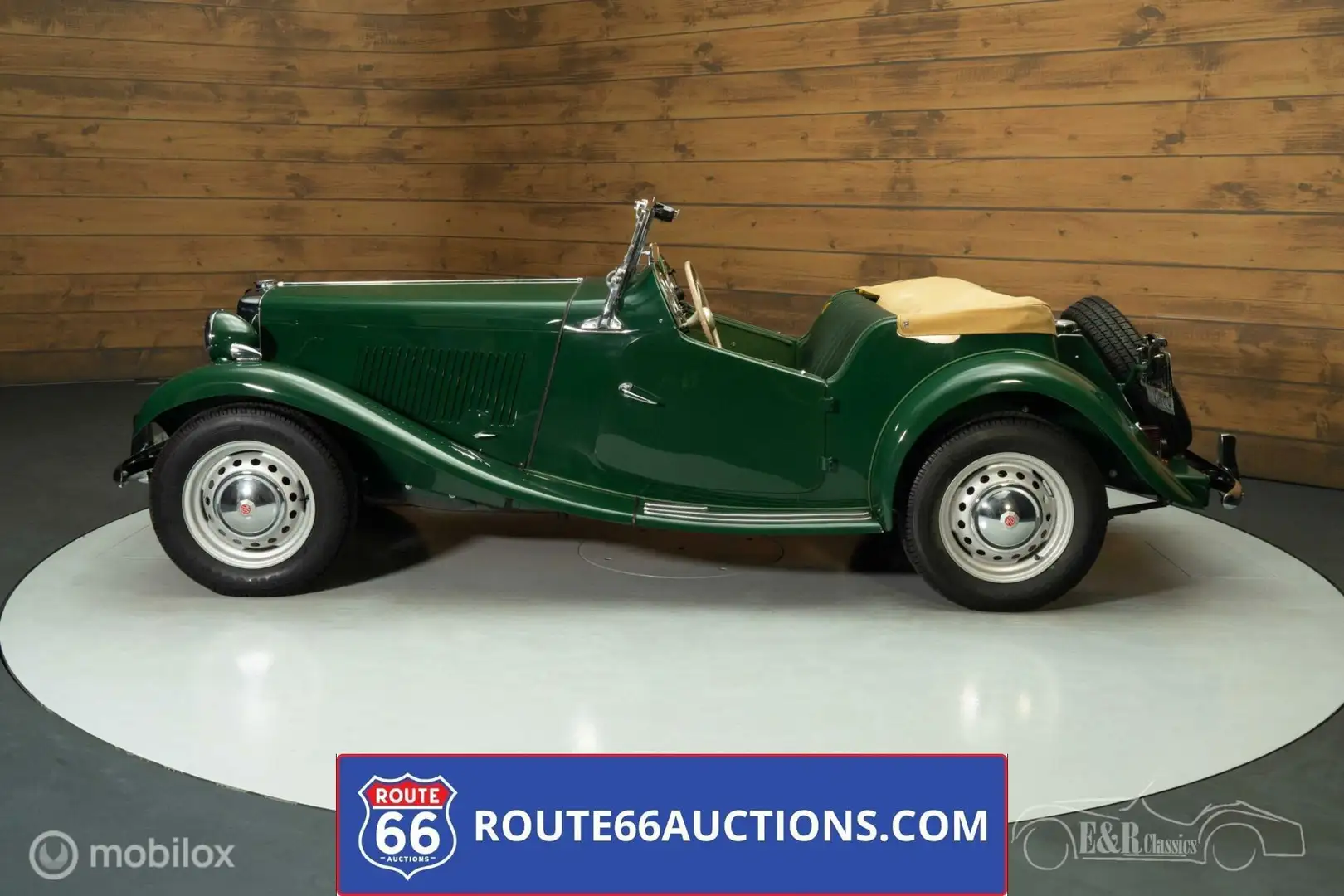 MG TD Cabriolet 1950 | Route 66 Auctions Vert - 2