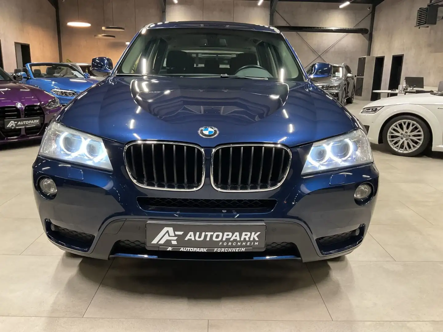 BMW X3 xDr. 20d AHK Bluetooth Sitzh. PDC Xenon Blau - 2