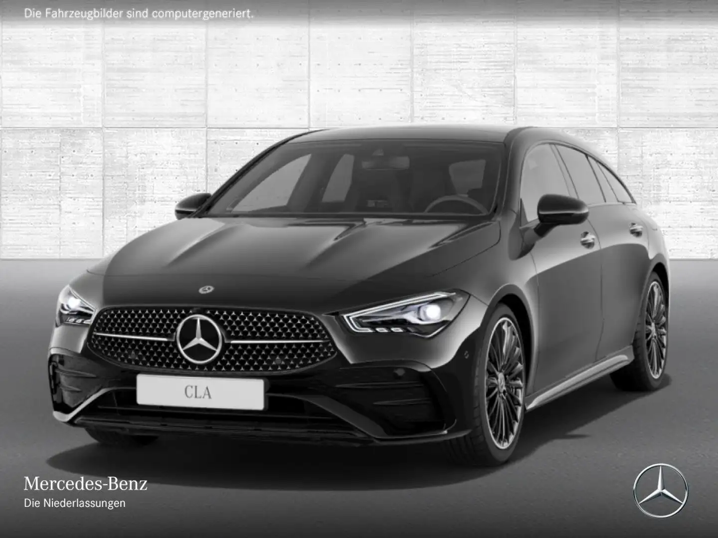 Mercedes-Benz CLA 180 AMG+NIGHT+PANO+AHK+LED+BURMESTER+KAMERA+7G Black - 2