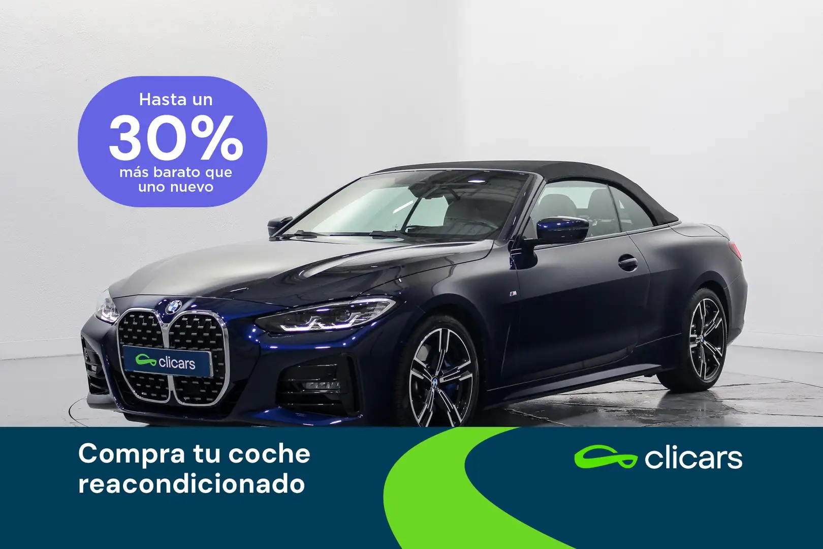 BMW 420 420dA Cabrio M Sport Azul - 1