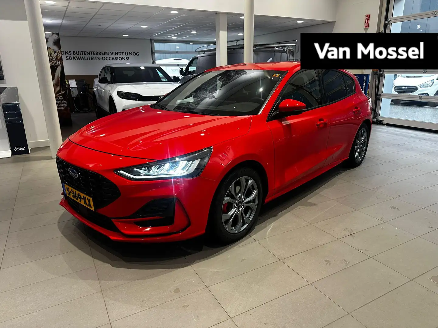 Ford Focus 1.0 EcoBoost Hybrid ST Line X | STOEL, STUUR EN VO Rood - 1