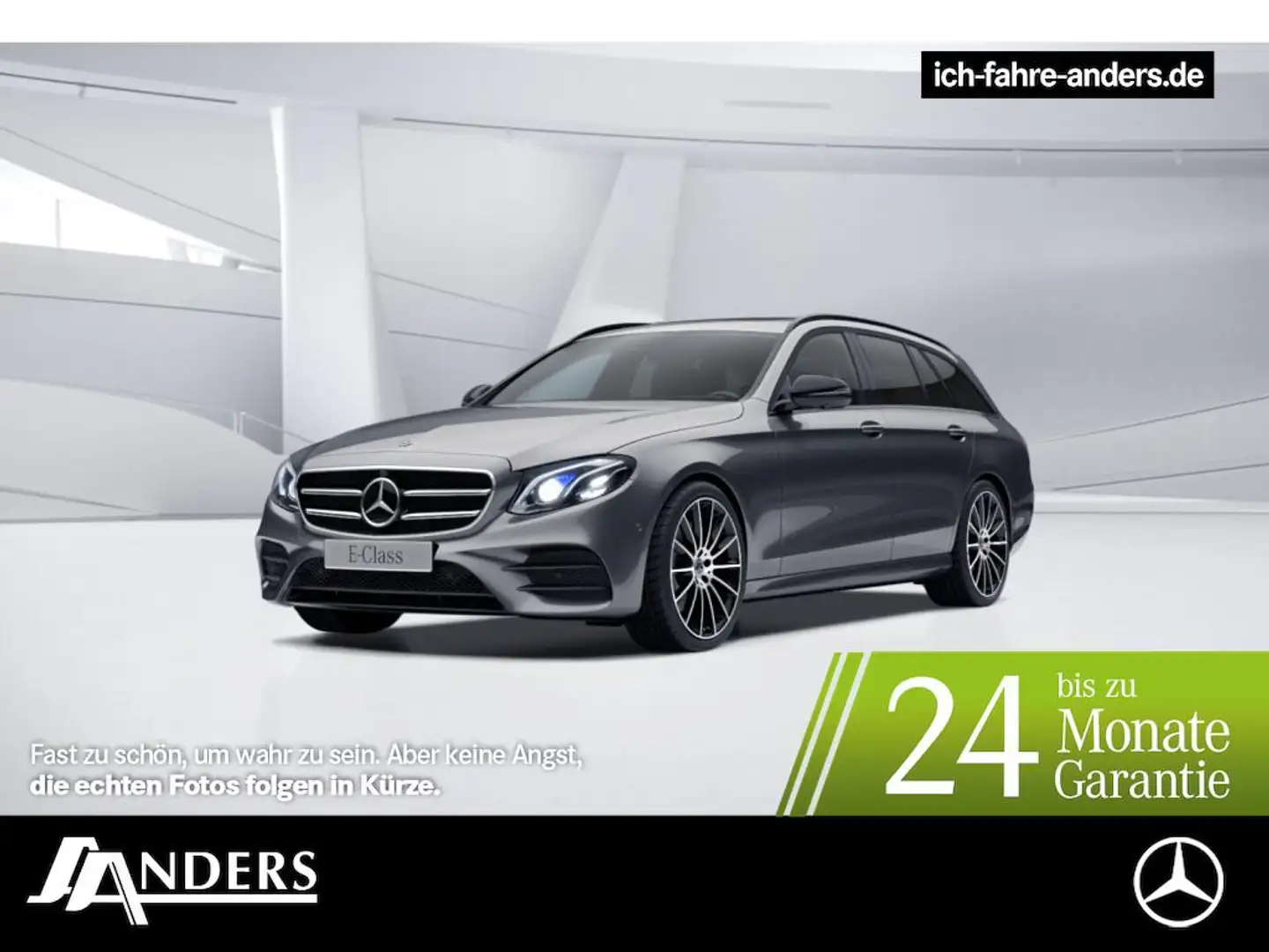 Mercedes-Benz E 300 d T AMG+Navi+Distr+AHK+Sthz+36+M-BEAM+WIDE Grau - 1