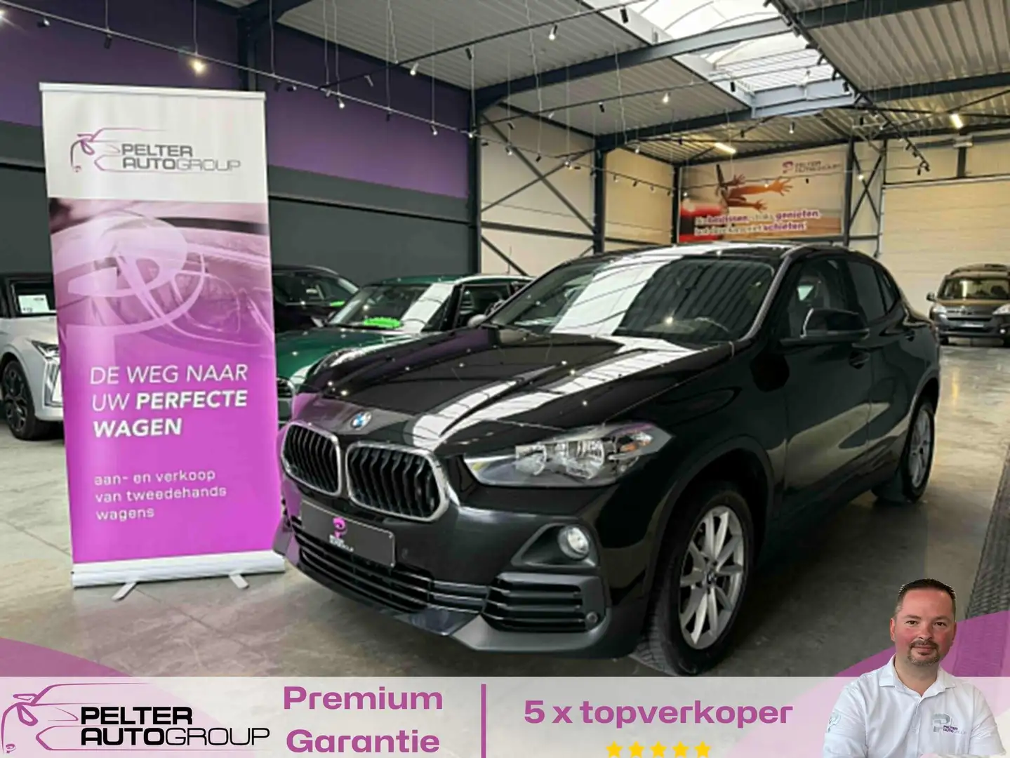 BMW X2 sDrive 18d 2.0Diesel Automaat Leder Pano Black - 1