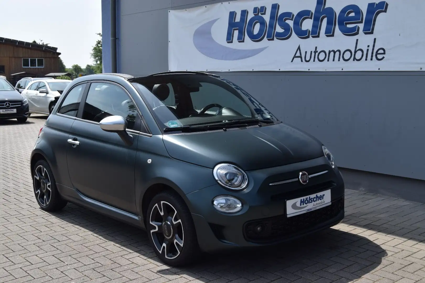 Fiat 500C 1.2 8V Dualogic ROCKSTAR C Grün - 1