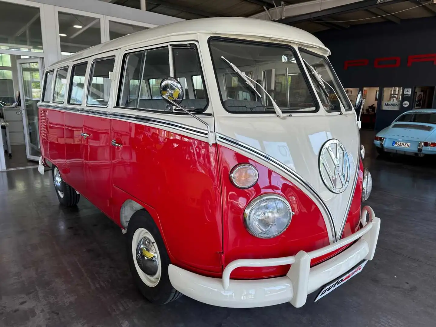 Volkswagen T1 Bus T1 Kombi 9-Sitzer - Gutachten Zustand 1 !!! Rojo - 1