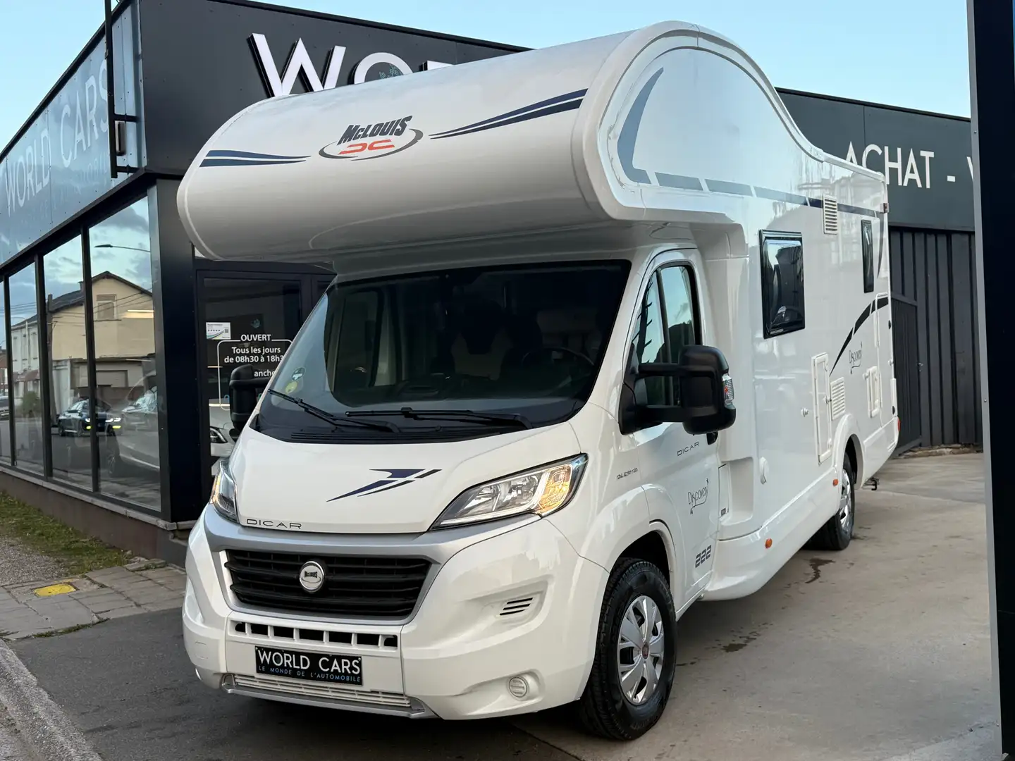 Fiat Ducato McLouis GLAMYS 222 2.3 140CV 7PLACES ROLLER FULL Weiß - 1