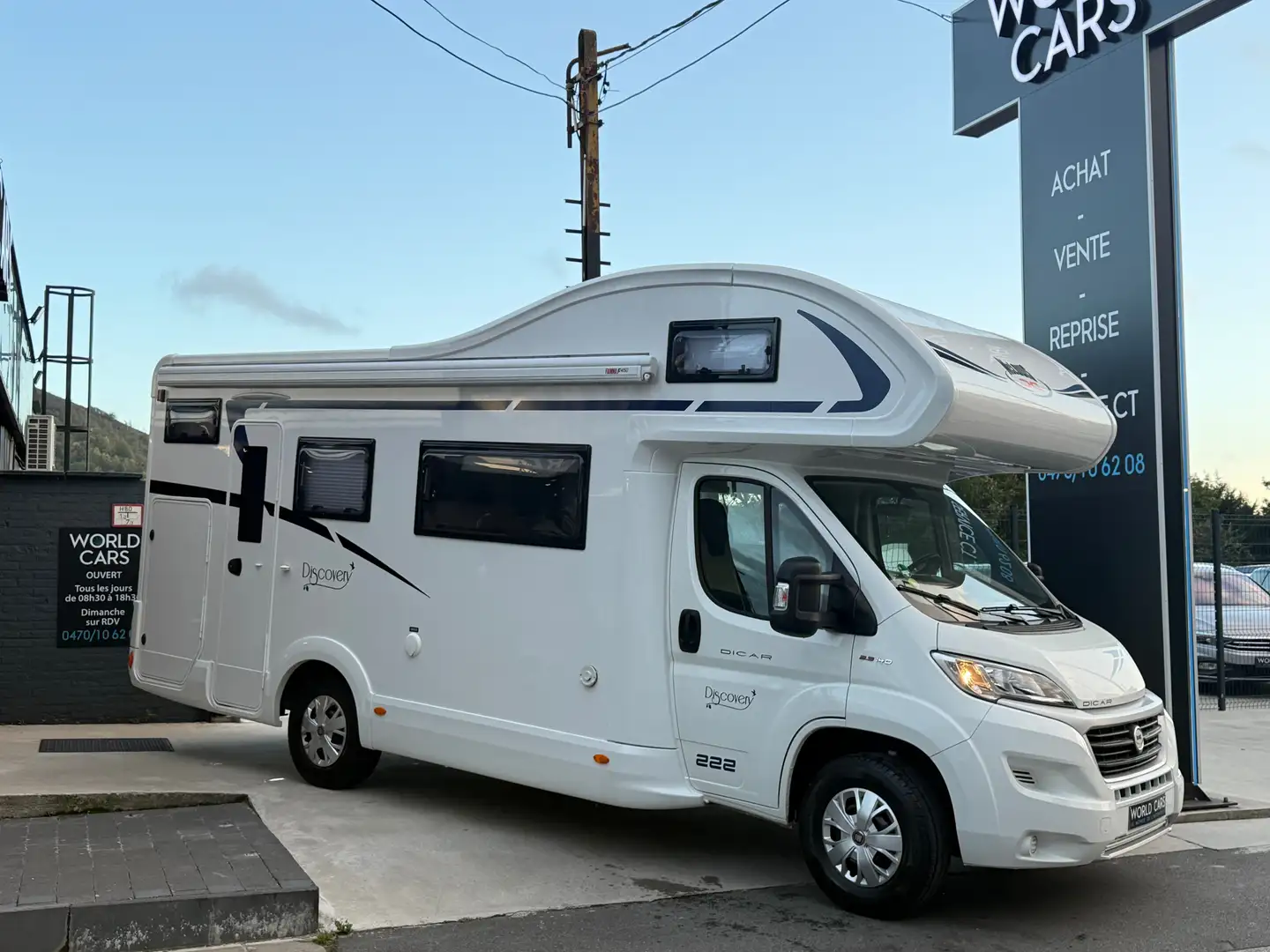 Fiat Ducato McLouis GLAMYS 222 2.3 140CV 7PLACES ROLLER FULL Weiß - 2