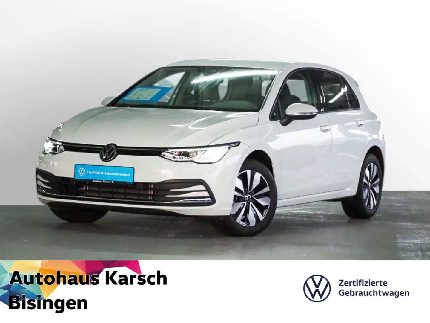 Volkswagen Golf VIII 1.5 eTSI DSG MOVE AHK, NAVI, ACC LED Weiß - 1