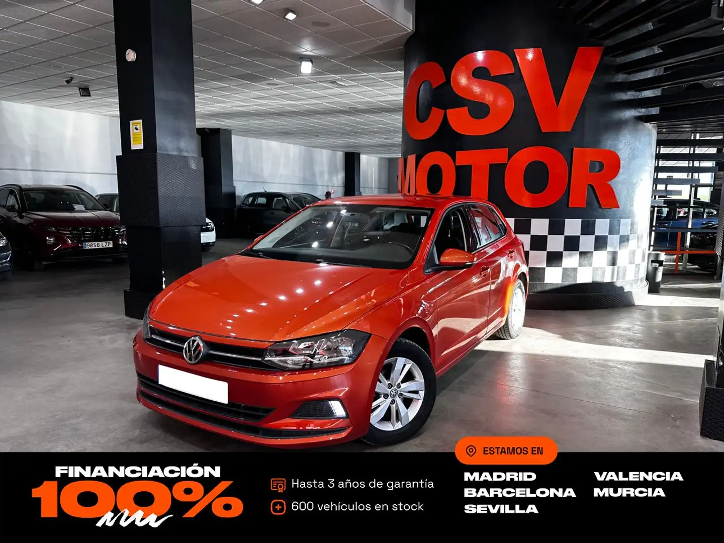 Volkswagen Polo 1.0 TSI Advance 70kW Naranja - 1