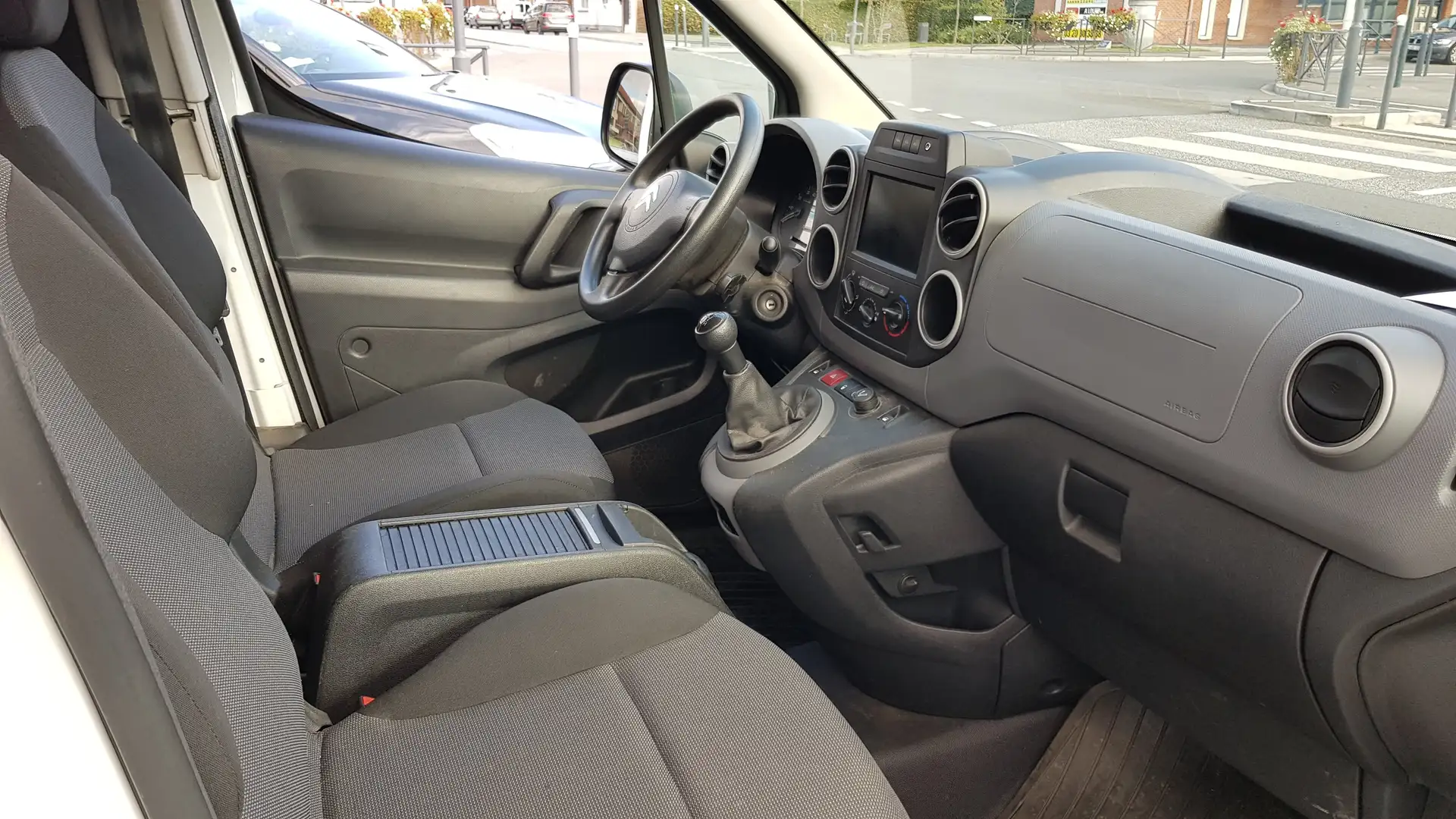 Citroen Berlingo BERLINGO 1.6 hdi 75 business GPS Blanc - 2