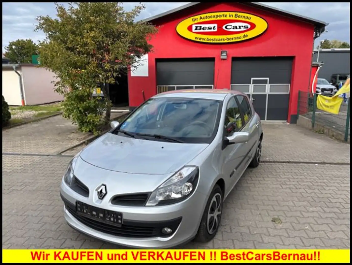 Renault Clio 3 Collection Klima*AHK*1.HAND*Service Neu Silber - 1