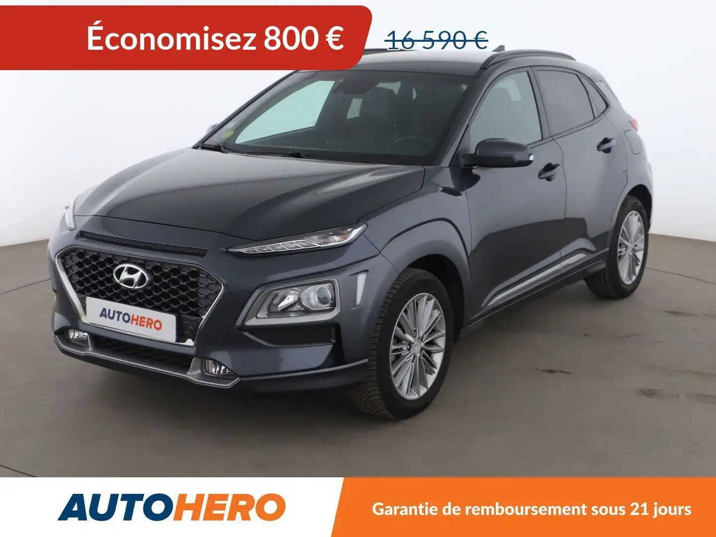 Hyundai KONA 1.6 CRDi Creative DCT-7 Gris - 1