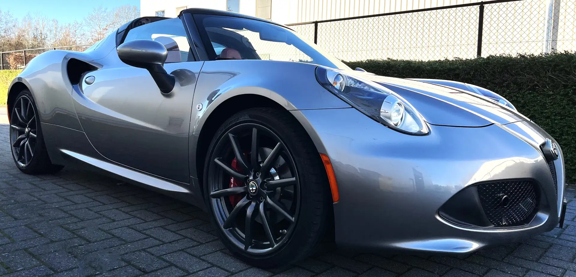 Alfa Romeo 4C 4C 1.7 TBi 241PK *Xenon*Pdc*Leder*19 inch velgen* Grau - 2