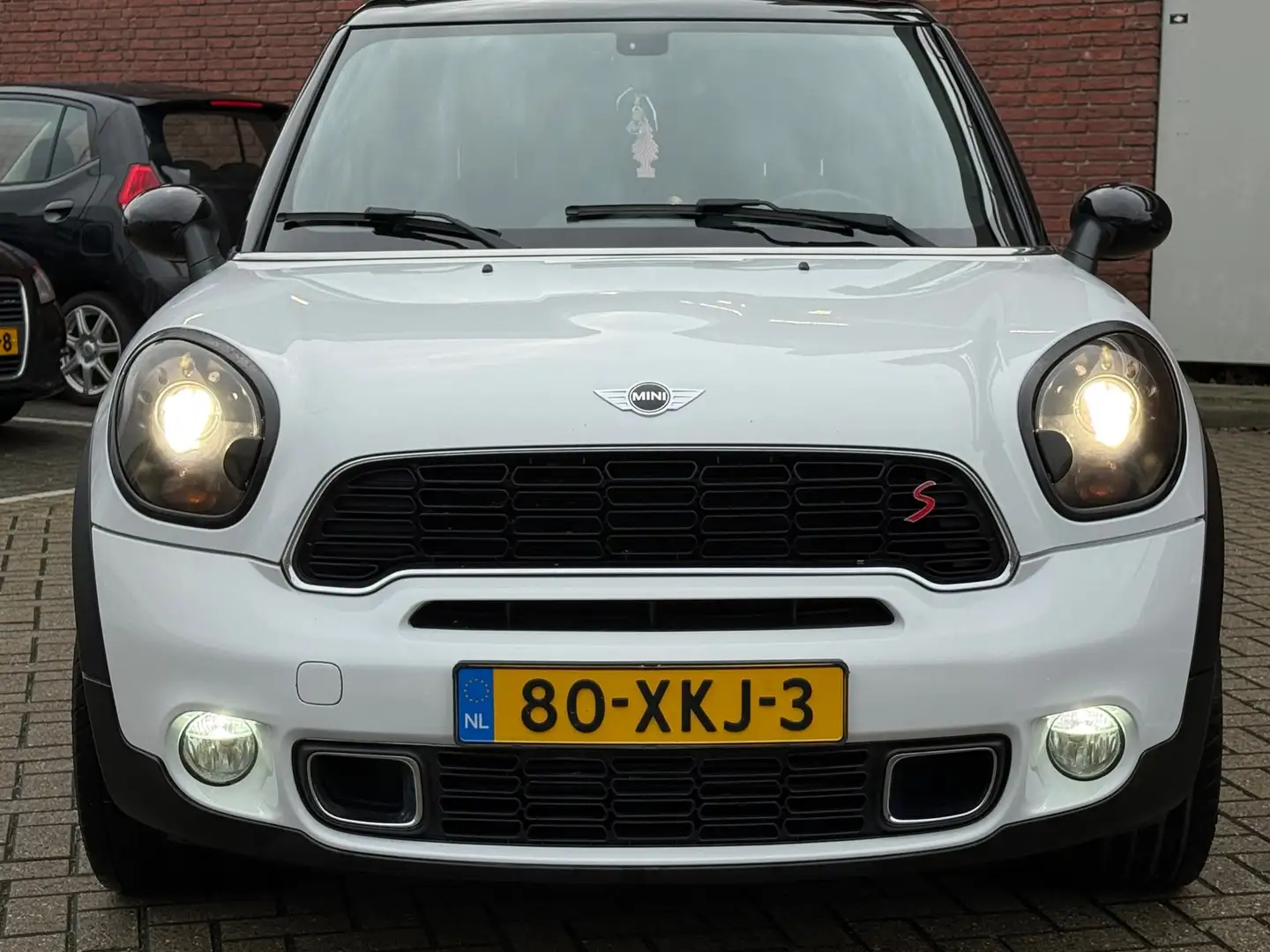 MINI Cooper S Countryman Mini 1.6 Chili|LEDER|NAVI|184PK|SPORT-UITLAAT Wit - 2