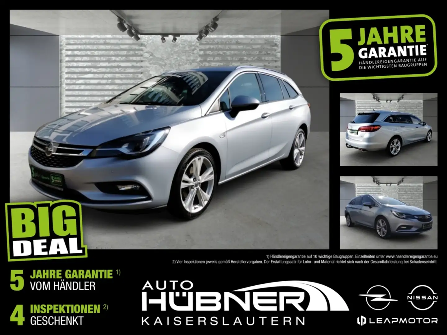 Opel Astra ST Ultimate Autom. Navi|AHK|Winter-Paket Blauw - 1