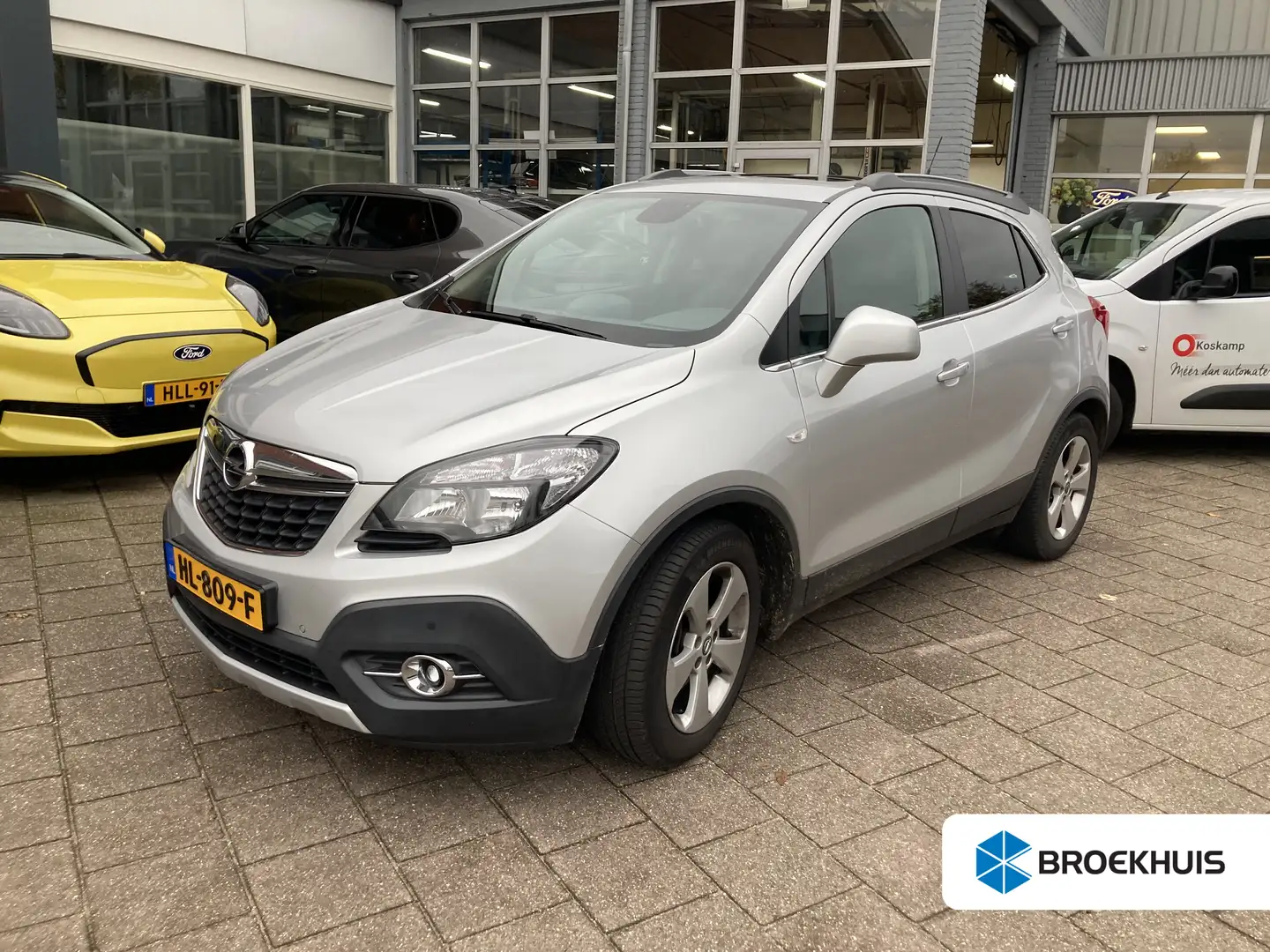 Opel Mokka 1.4 T Cosmo | Cruise control | Lederen stuurwiel | Grijs - 1