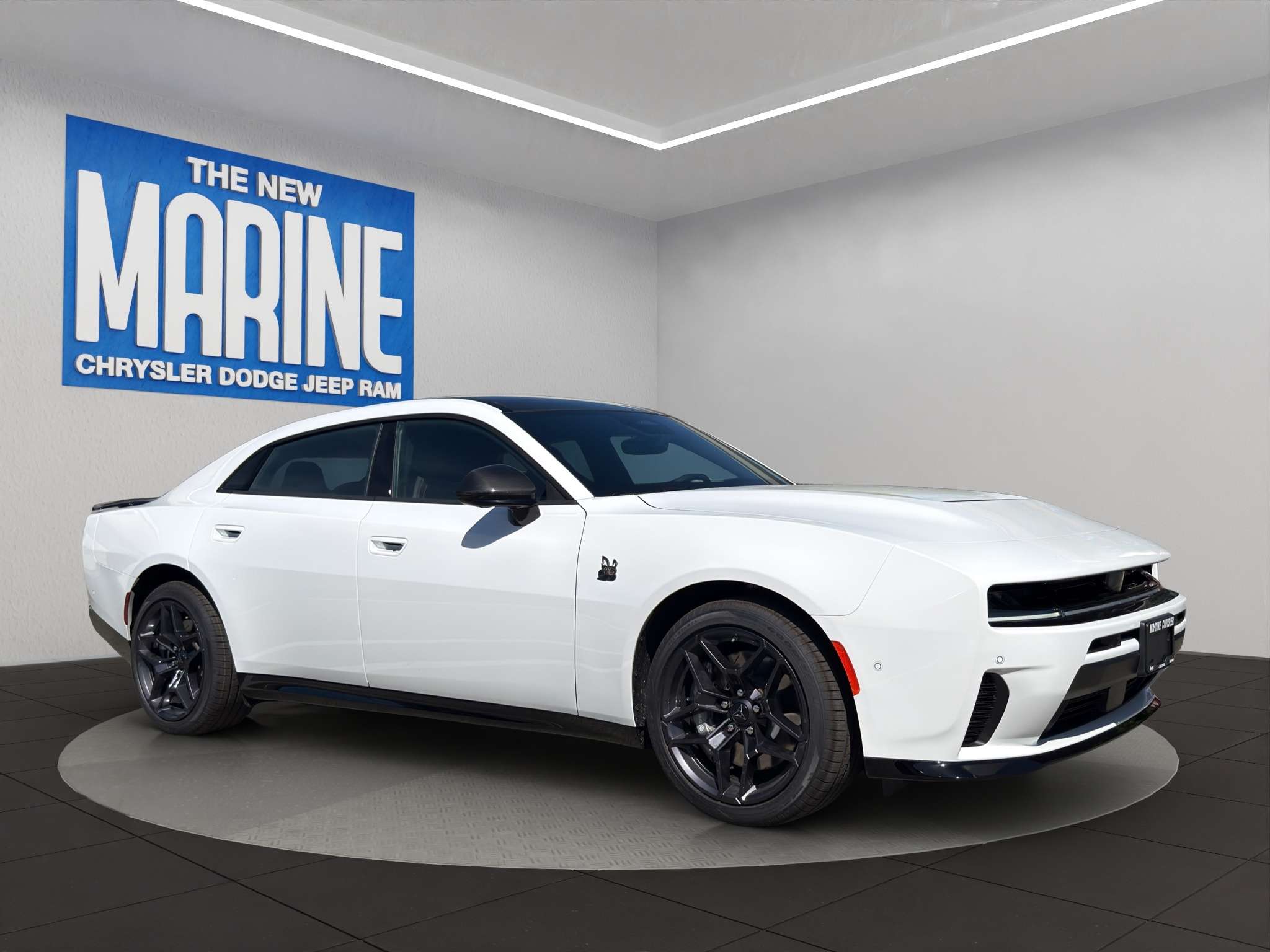 White 2026 Dodge Charger Sedan All-Wheel Drive Automatic