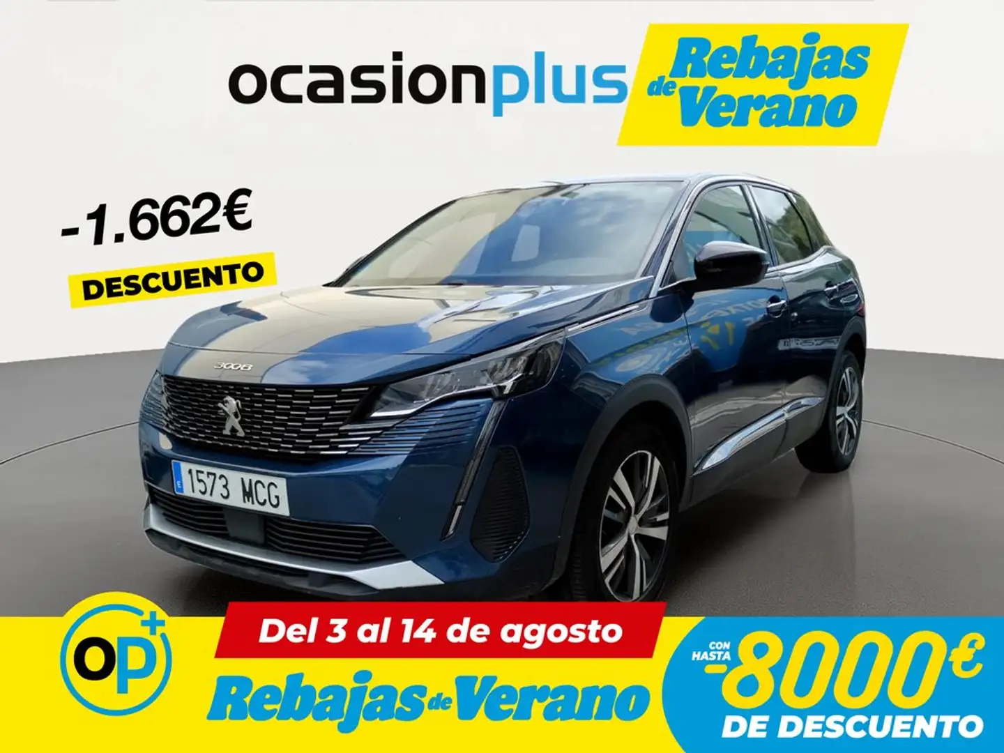 Peugeot 3008 1.2 S&S PureTech Active Pack 130 Azul - 1