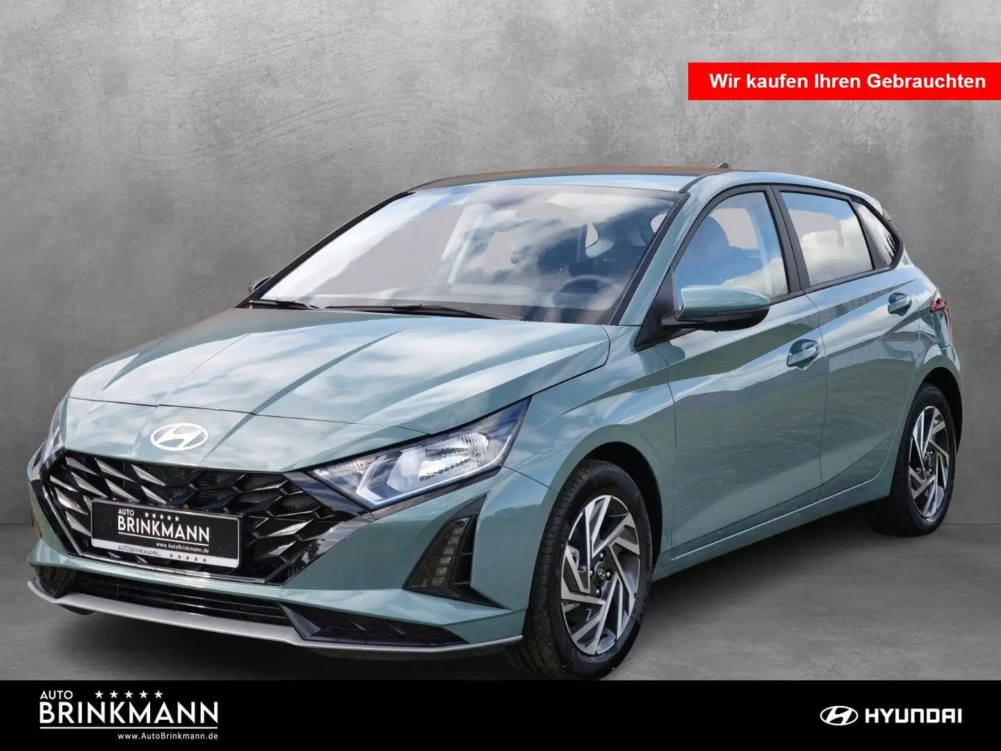 Hyundai i20 i20 1.0 T-GDI Trend RFK/Lenkrad-&Sitzhzg./Indukt Grün - 1