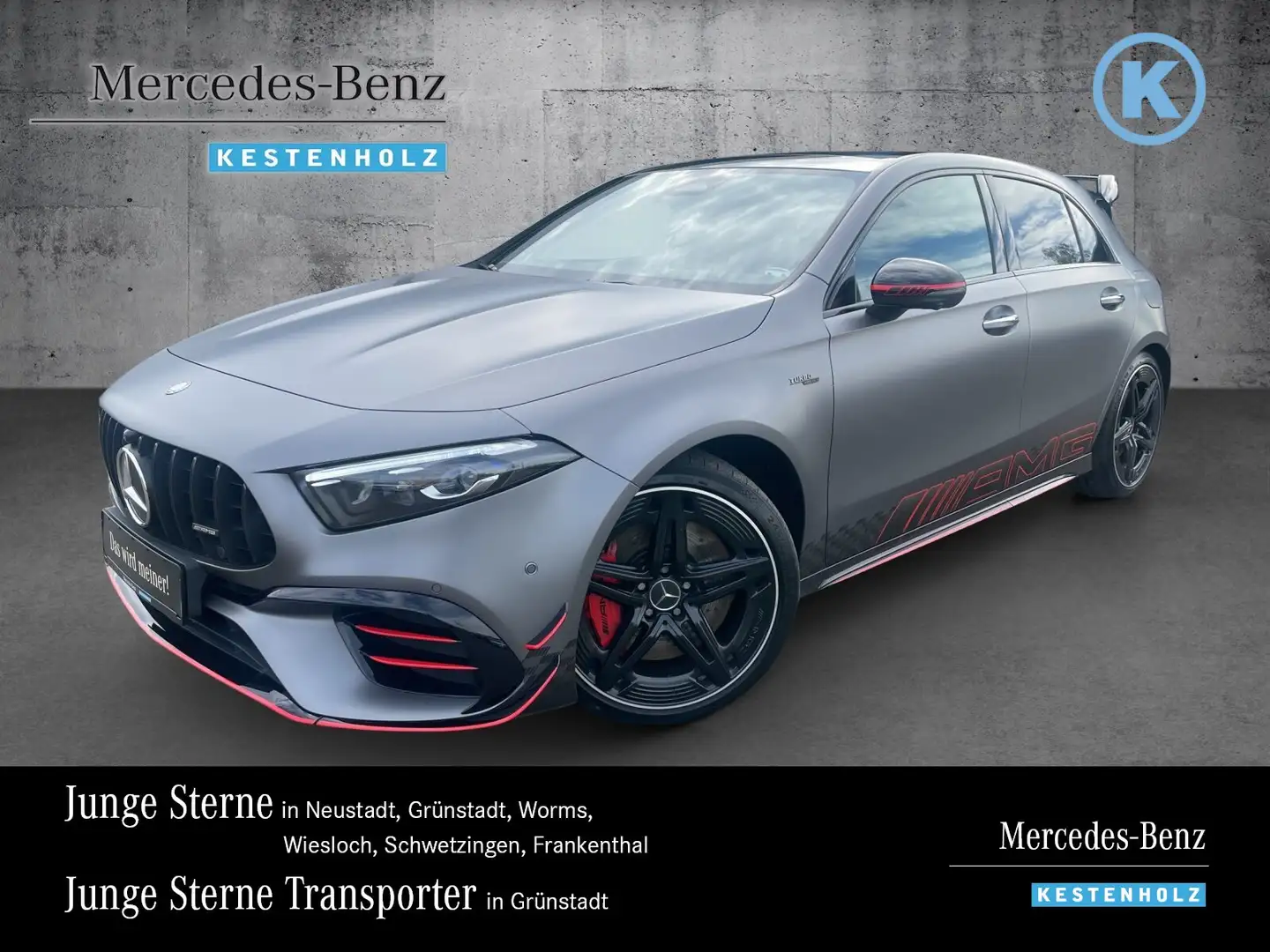 Mercedes-Benz A 45 AMG A 45 S AMG STREETSTYLE+AERO+NIGHT+PERF-SITZ+PANO Gris - 1