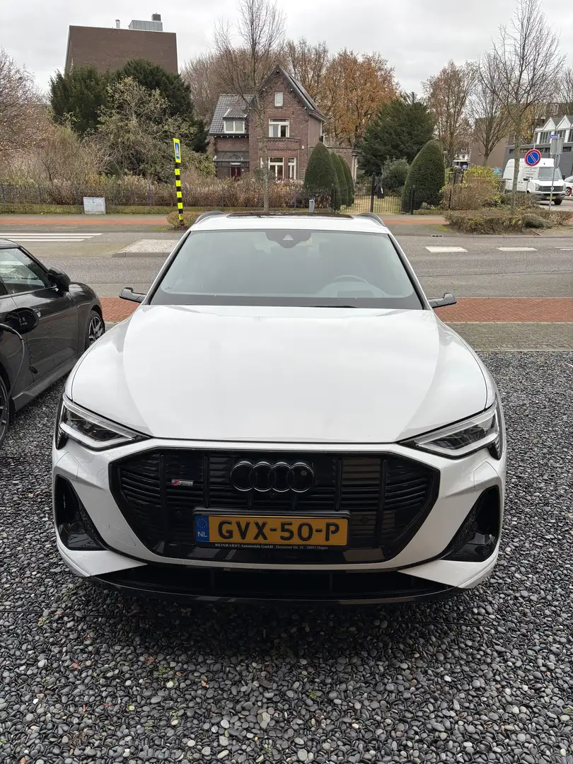 Audi e-tron quattro S edition Blanc - 1