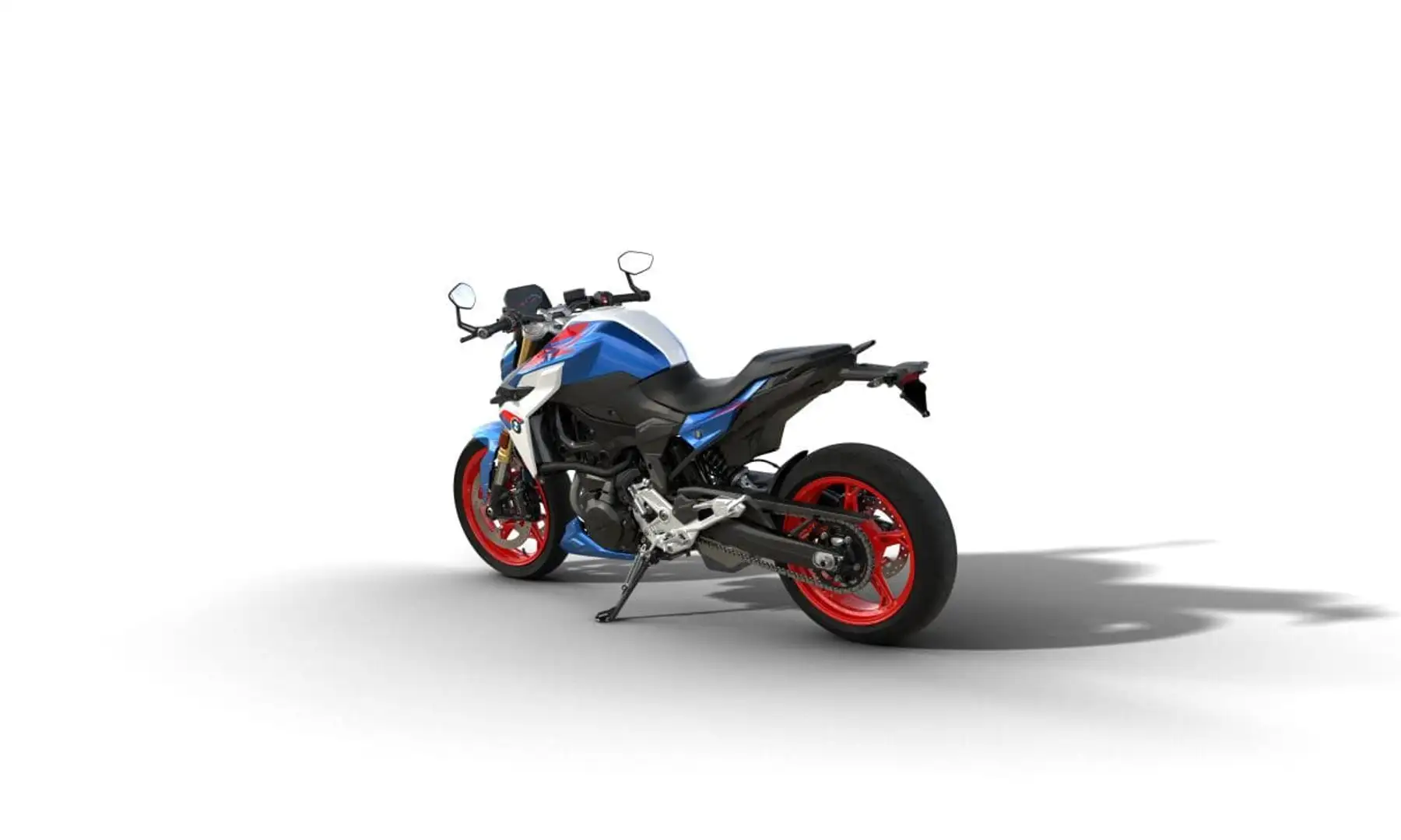 BMW F 900 R Light white/Racing blue/Racing red BTW Voertuig Blauw - 2
