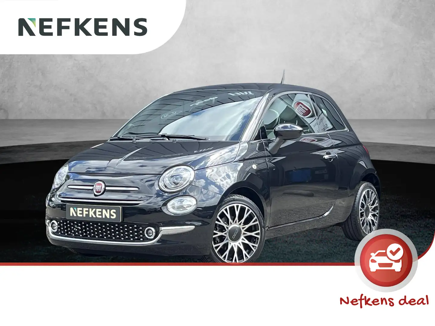 Fiat 500 TwinAir Turbo 85pk Star | 1ste eigenaar | Climate Zwart - 1