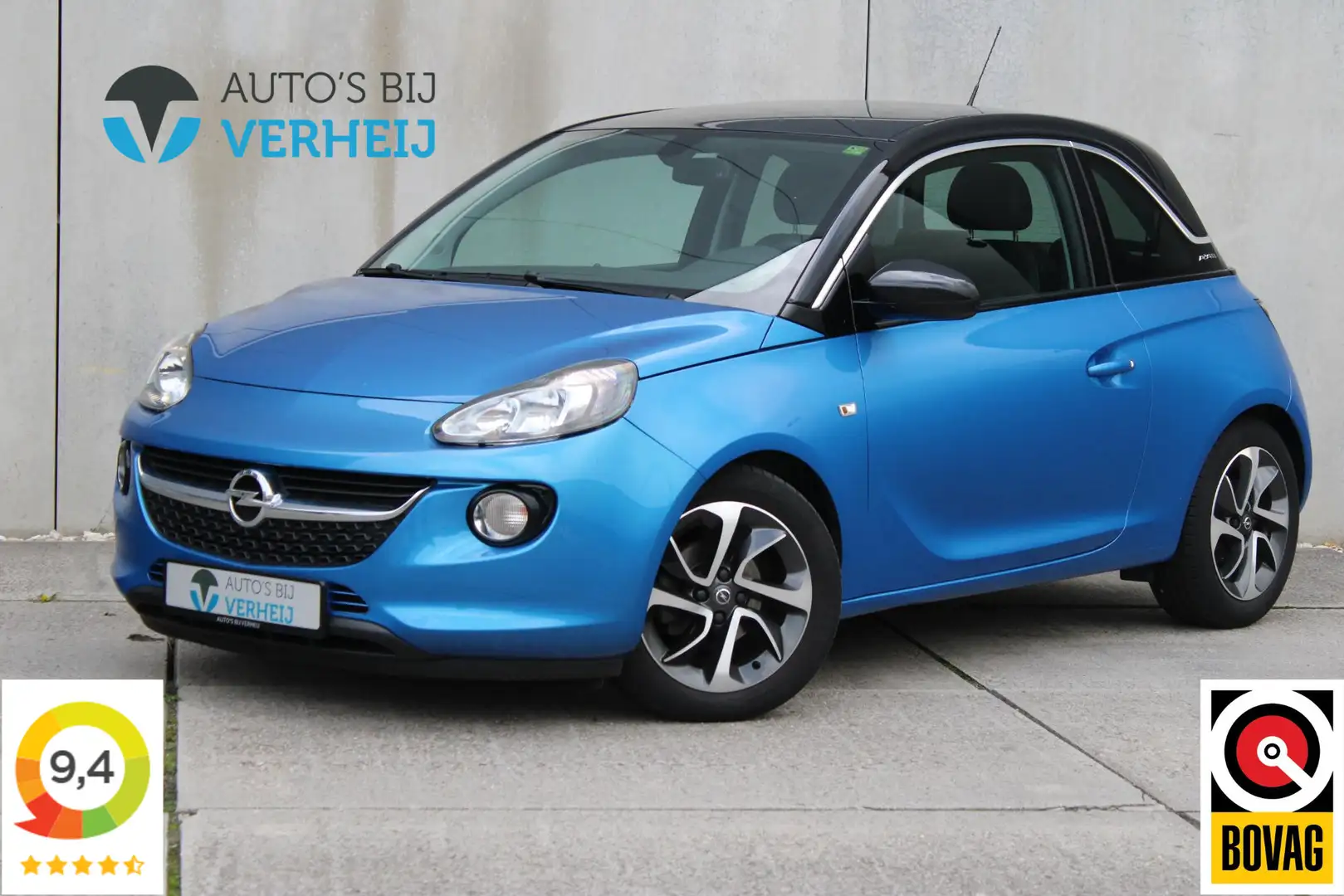 Opel Adam 1.0 Turbo Slam / 16"LMV / HALF LEDER / PARKEERSENS Bleu - 1