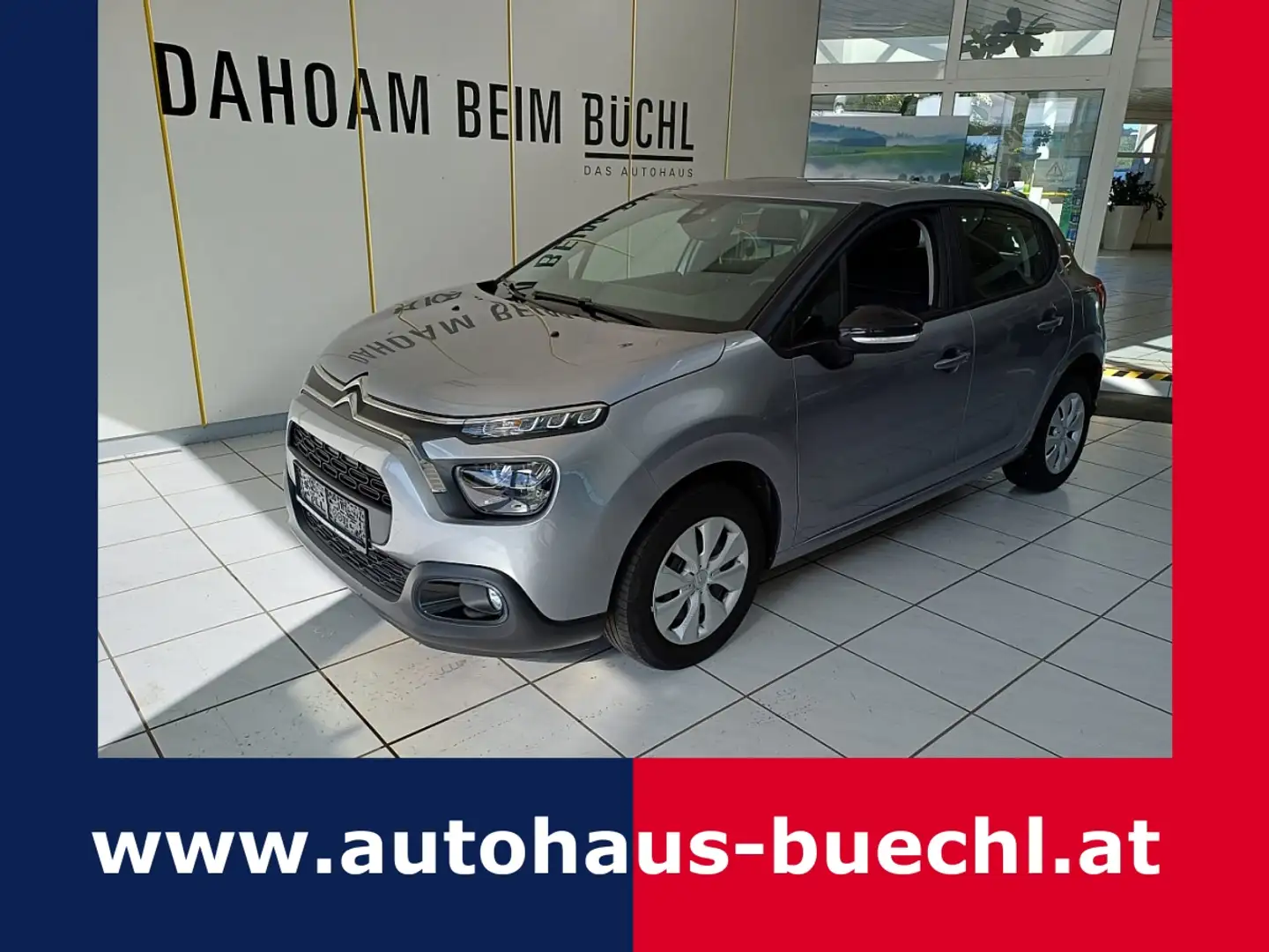 Citroen C3 PureTech 83 S&S 5-Gang-Manuell Feel Gris - 1