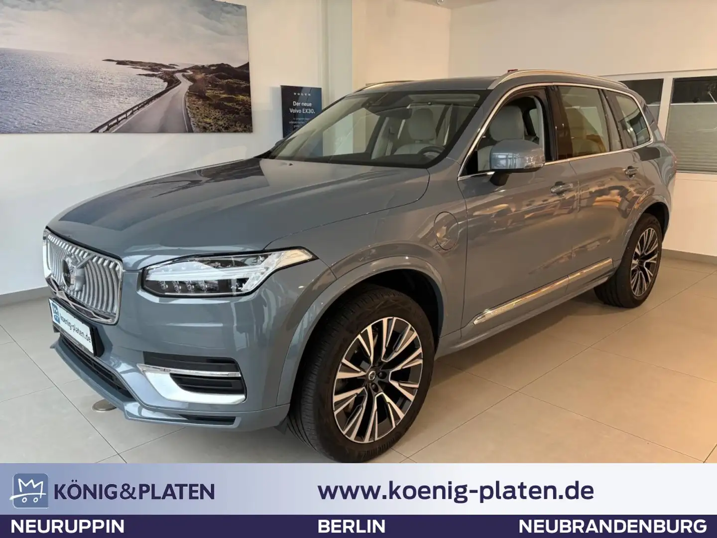 Volvo XC90 T8 AWD Inscription Expression Plug-In (E6d) Klima Gris - 1