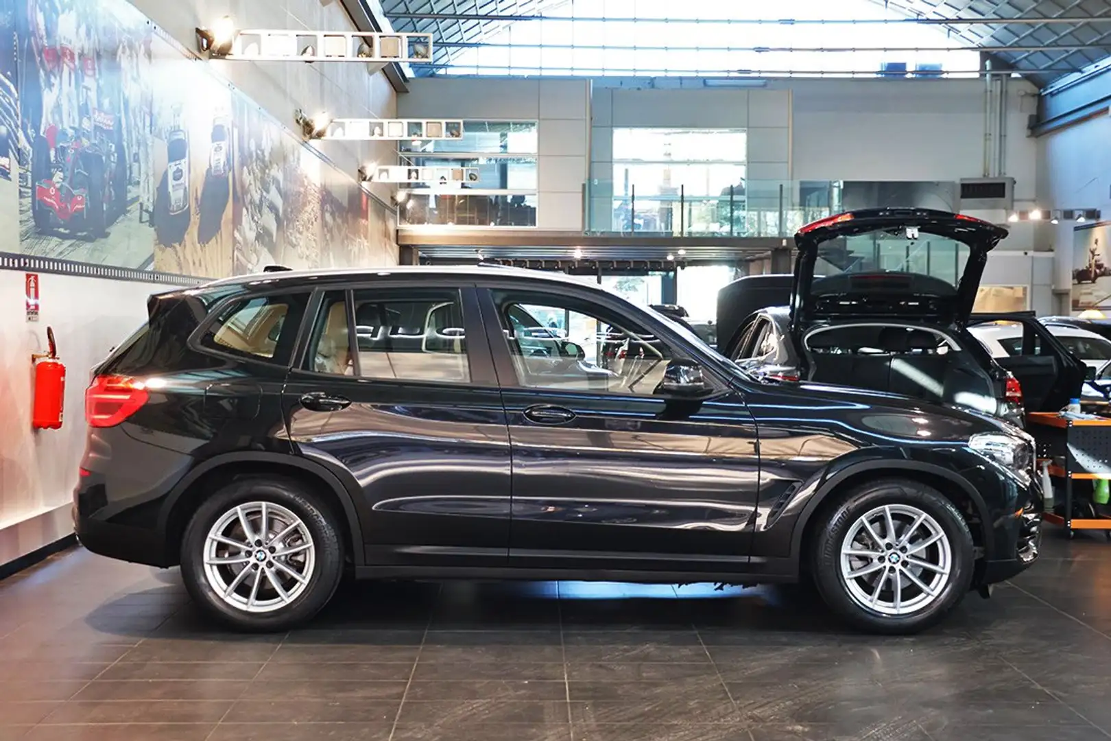 BMW X3 xDrive18d 48V - PELLE BEIGE/TETTO/NAVI/APPLE Noir - 2