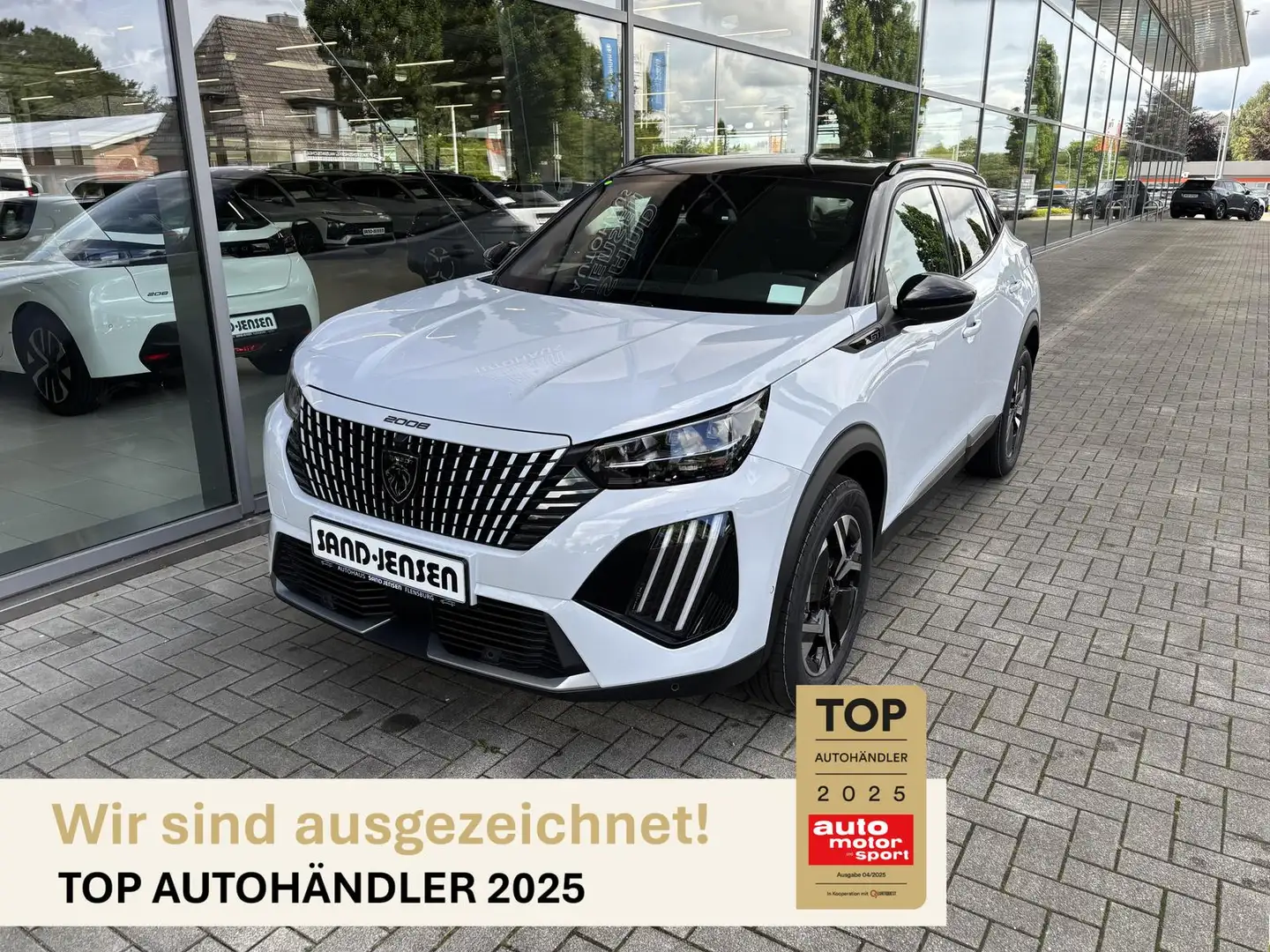 Peugeot 2008 GT 130 PT EAT Alcantara ACC Navi 360 Massage Белый - 1