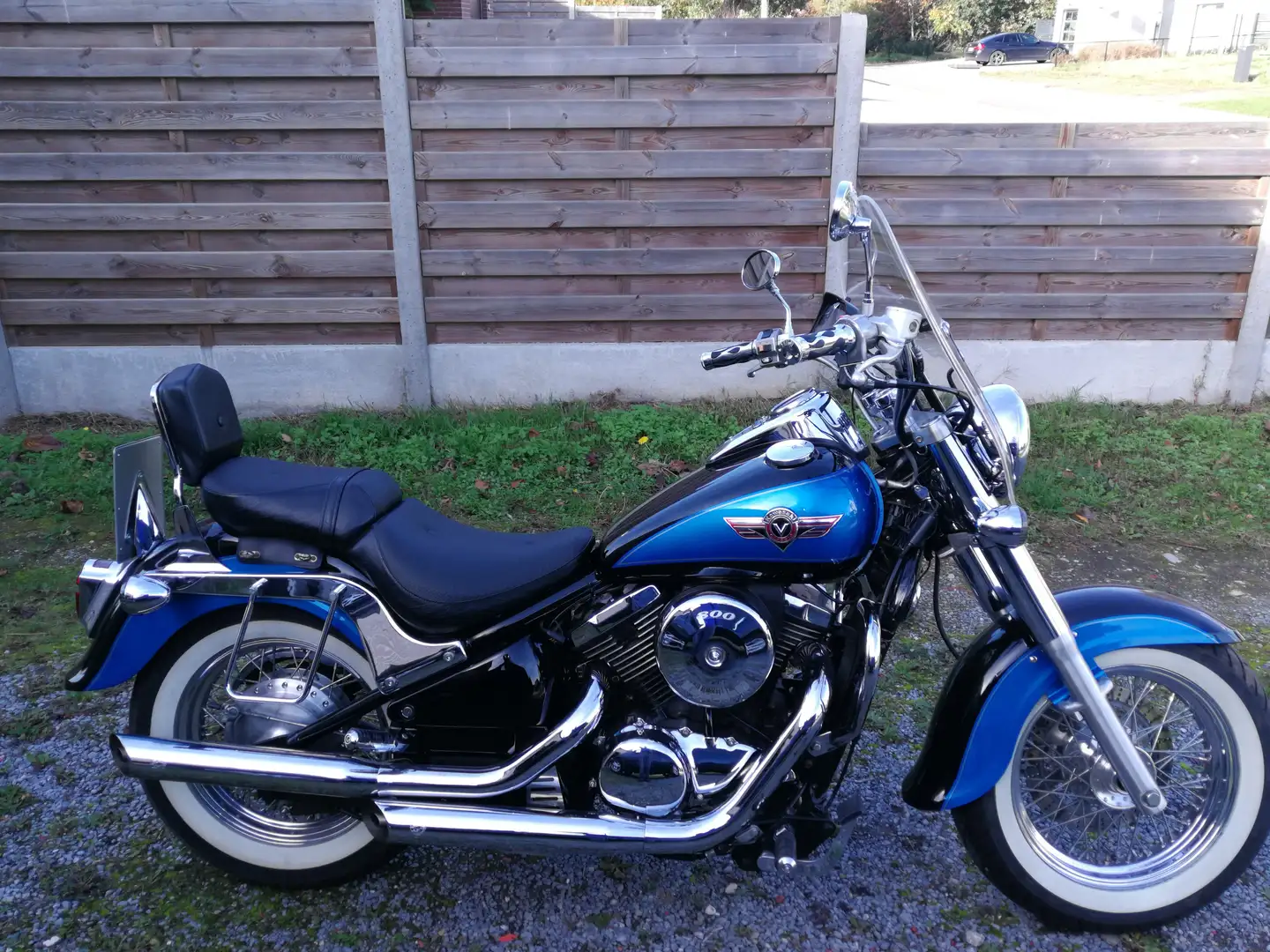 Kawasaki VN 800 Classic Bleu - 2