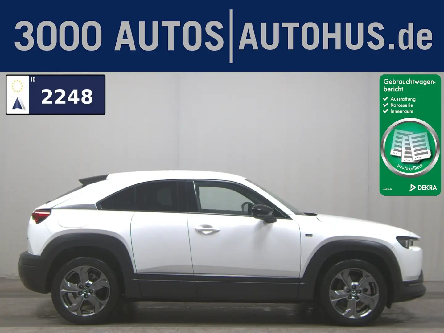 Mazda MX-30 e-SKYACTIV Advanage T-Leder LED Navi HuD Blanc - 1