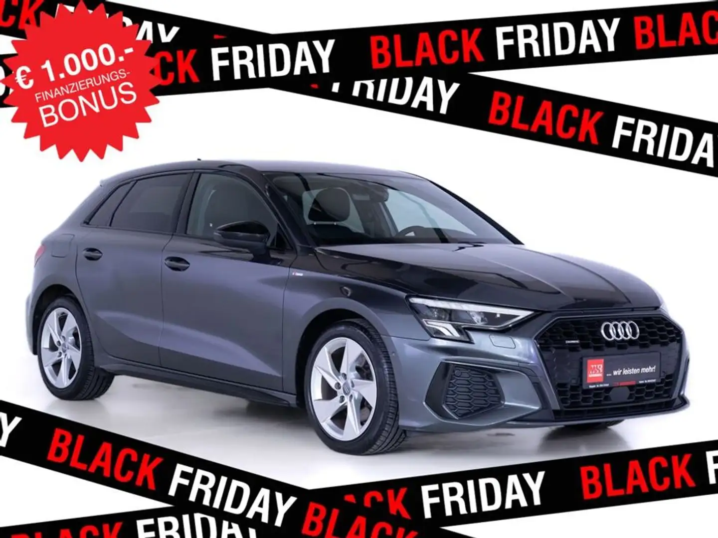 Audi A3 40 TDI quattro S line -BLACK FRIDAY WEEK- Grau - 1