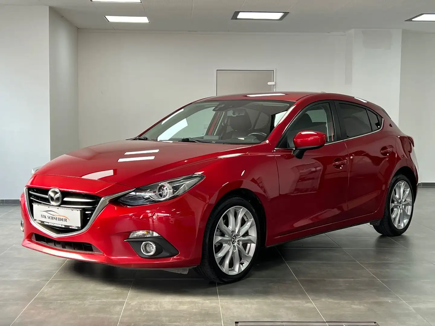 Mazda 3 Lim. Sports-Line/NAVI/HUD/SHZ/TEMP/MFL/PDC Rot - 2