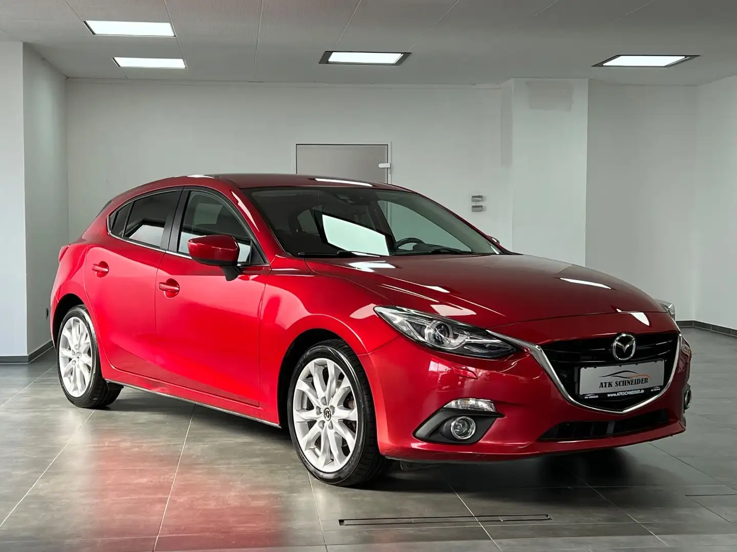 Mazda 3 Lim. Sports-Line/NAVI/HUD/SHZ/TEMP/MFL/PDC Rot - 1