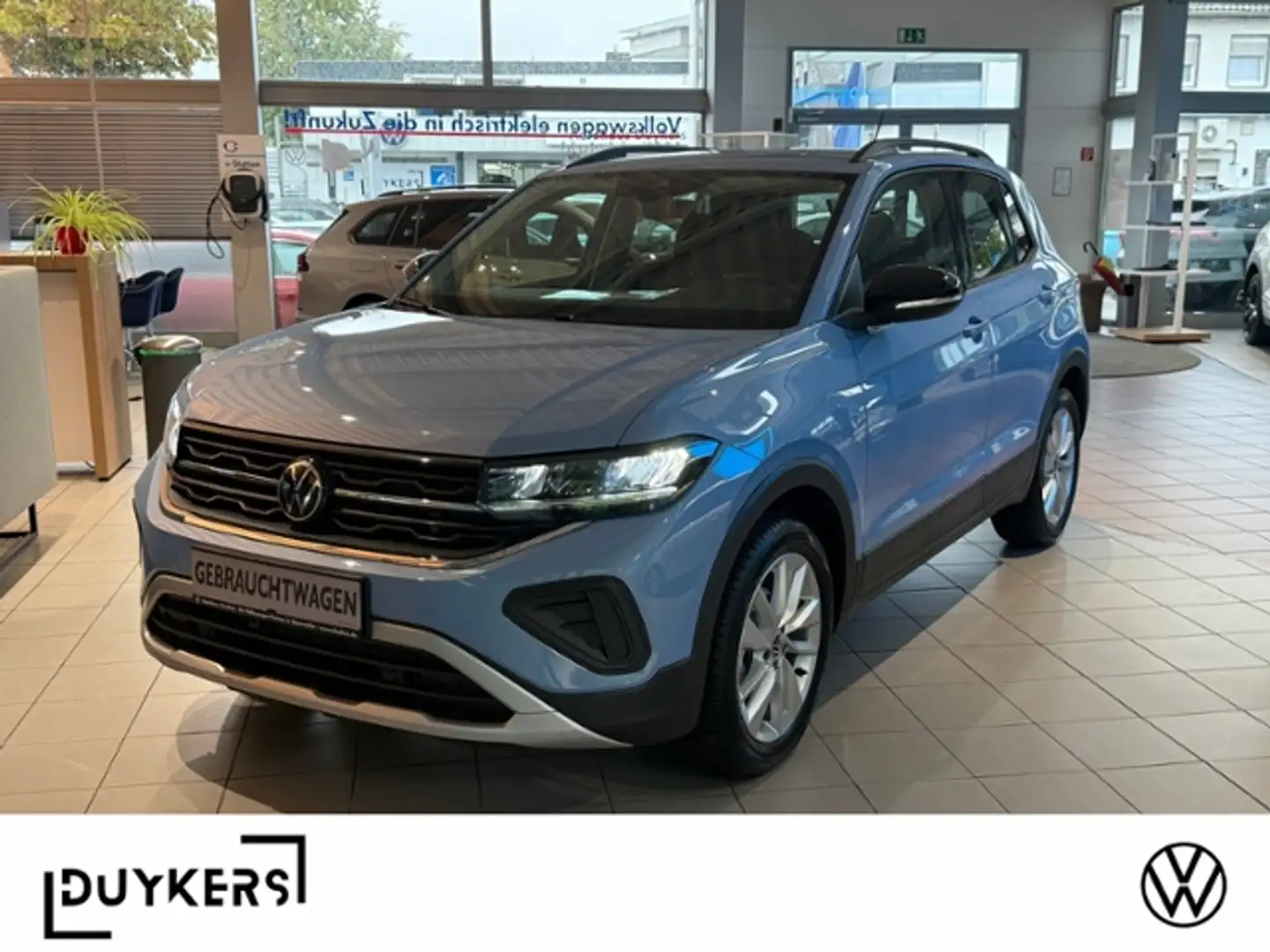 Volkswagen T-Cross 1.0 TSI Goal DSG AHK NAVI Blau - 1