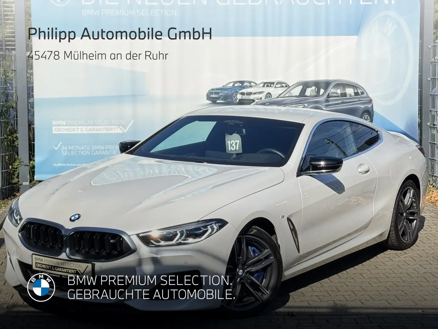 BMW M850 i xDrive M Technik LASER DaPro Sitzklima PA+ Weiß - 1