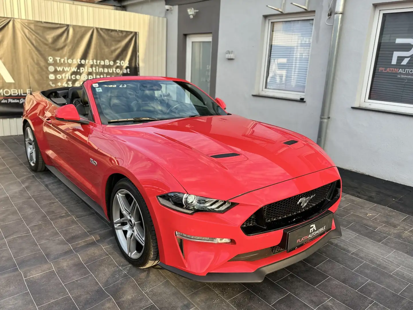 Ford Mustang 5.0 GT Convertible Cabrio Rot - 2