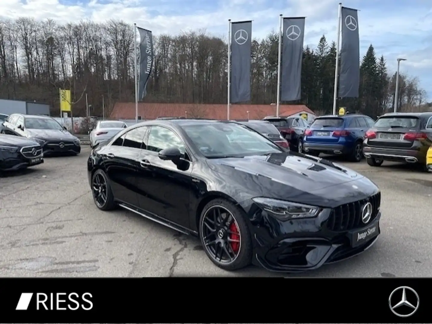 Mercedes-Benz CLA 45 AMG S 4M +Cp Aero Plus Distr Perf Sitze HUD Pano Noir - 1