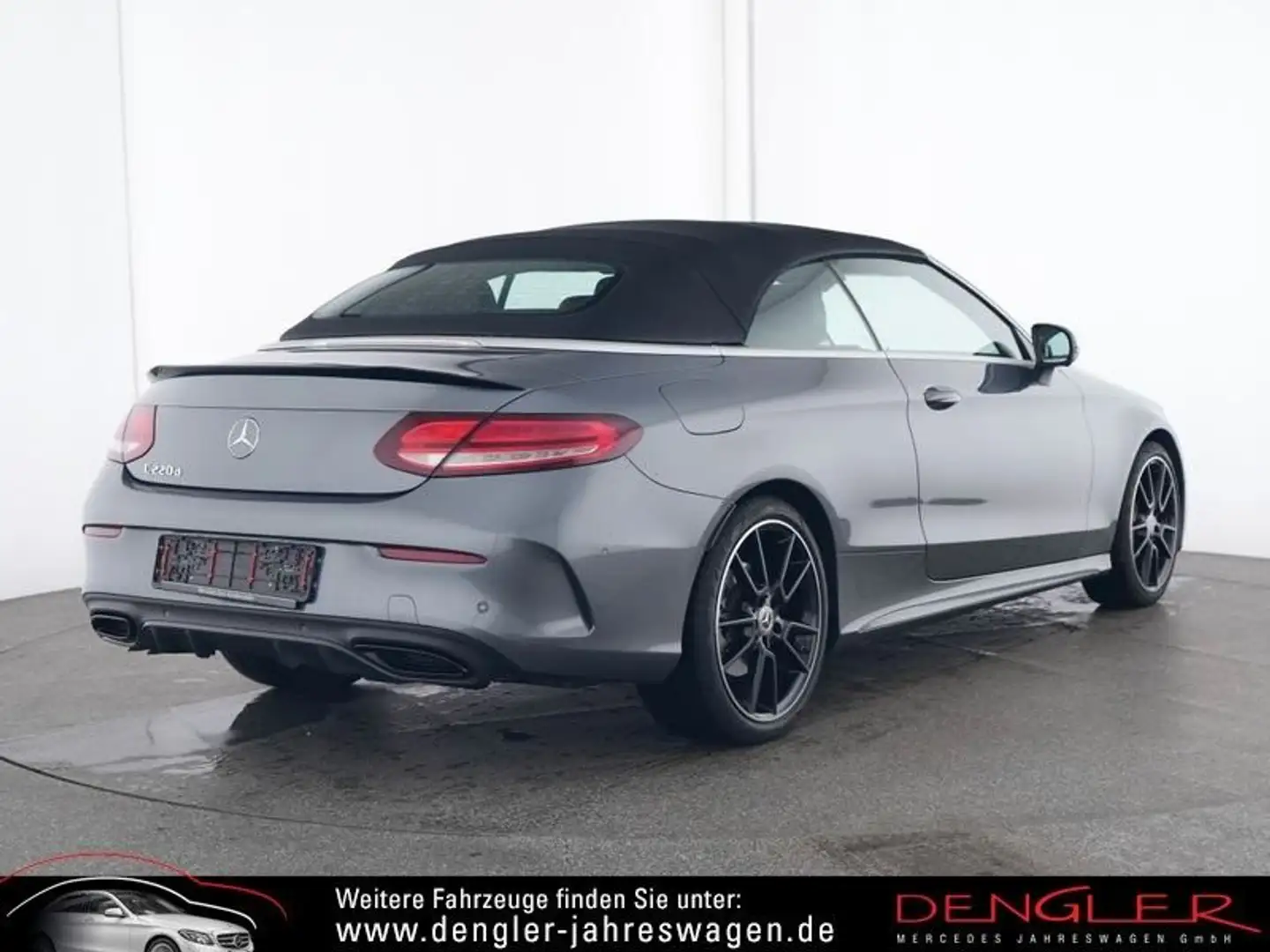 Mercedes-Benz C 220 d Cabrio 3x HIGH-END*AHK*VID AMG Line+ Grau - 2