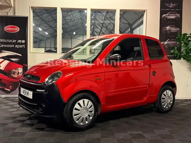 Microcar M.Go RED 8 PS 2018 XXL Kofferraum Mopedauto Mini