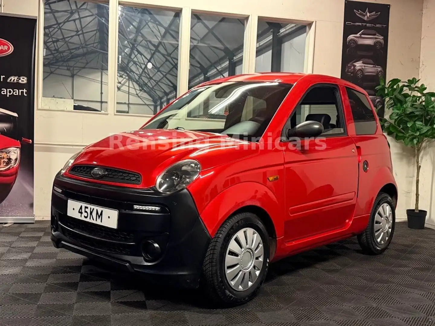 Microcar M.Go RED 8 PS 2018 XXL Kofferraum Mopedauto Mini Rojo - 2