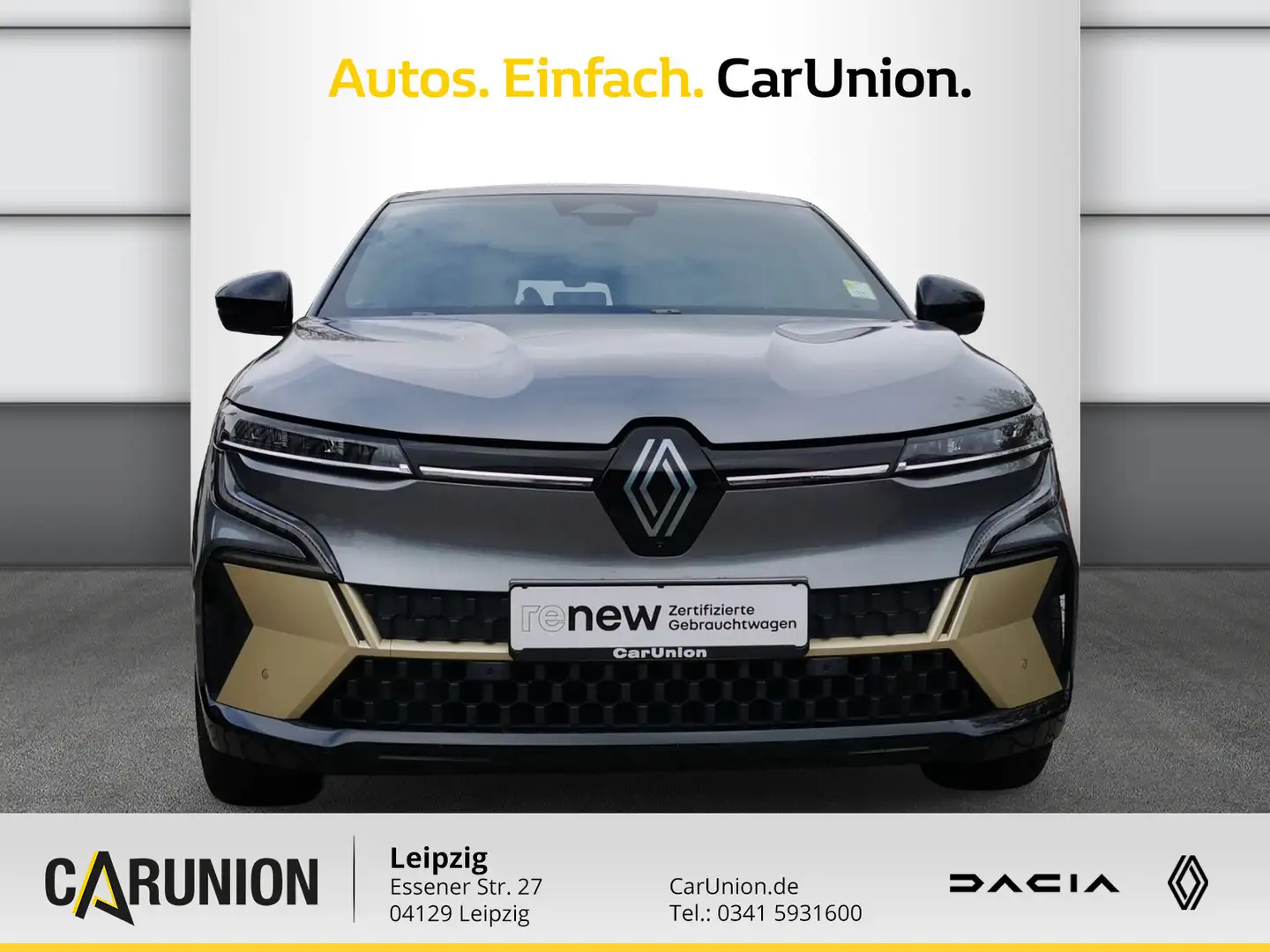 Renault Megane E-Tech ICONIC EV60 220hp optimum charge Gris - 2