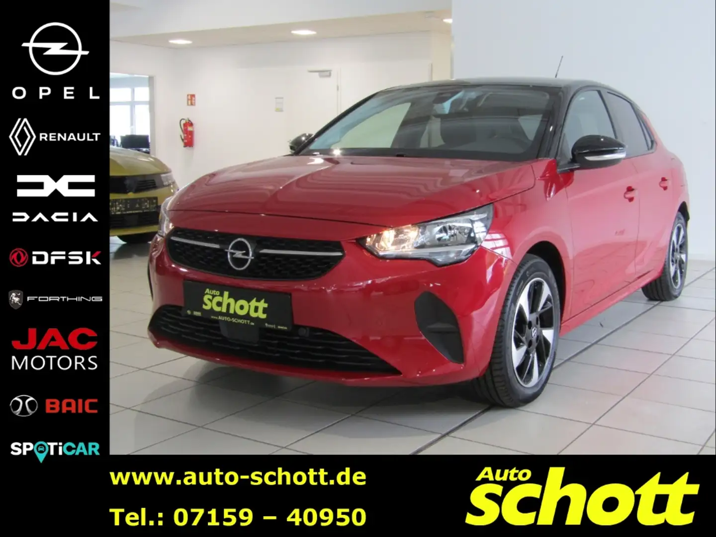 Opel Corsa-e Edition LHZ SHZ APP TEMP KAM PDC BT Rouge - 1