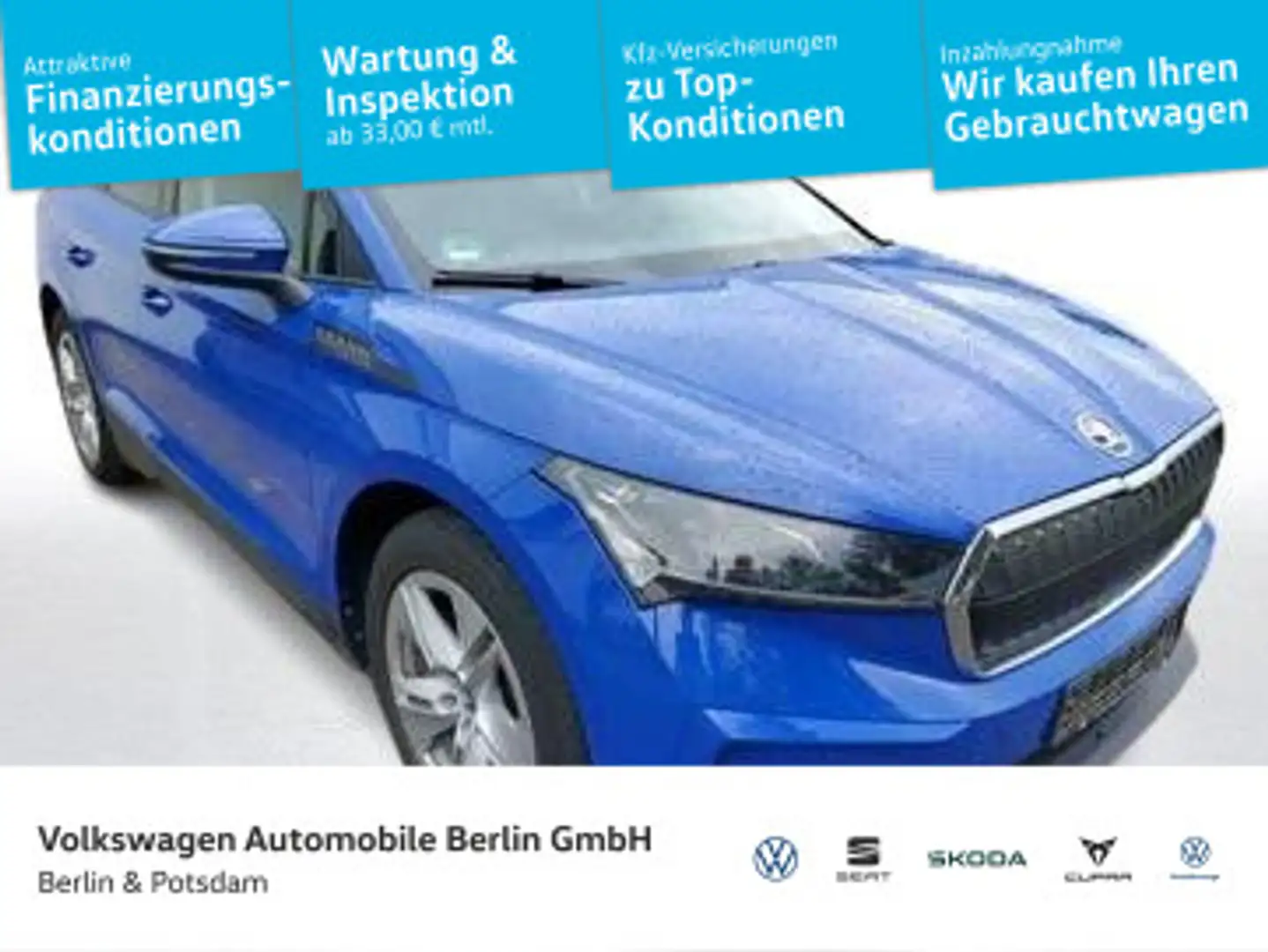 Skoda Enyaq iV 60 Loft Blau - 1